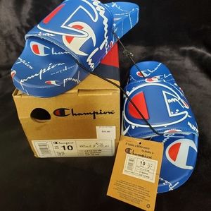 Mens Champion slides sz 10